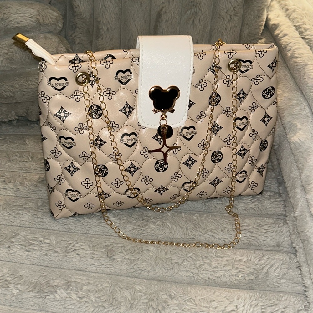BNWOT Cream colored Mickey purse